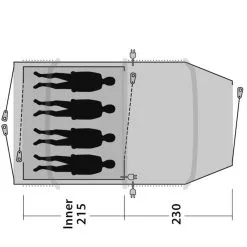 Outwell STARHILL 4A - Familienzelt -Outdoor Hemden Verkäufe 5638031667 o starhill 4a outwell 24