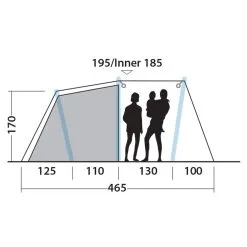 Outwell STARHILL 4A - Familienzelt -Outdoor Hemden Verkäufe 5638031667 r starhill 4a outwell 24