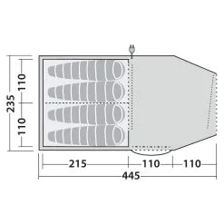 Robens DOUBLE DREAMER 4 - Tunnelzelt -Outdoor Hemden Verkäufe 5638032235 eomaksk double dreamer 4 robens 24